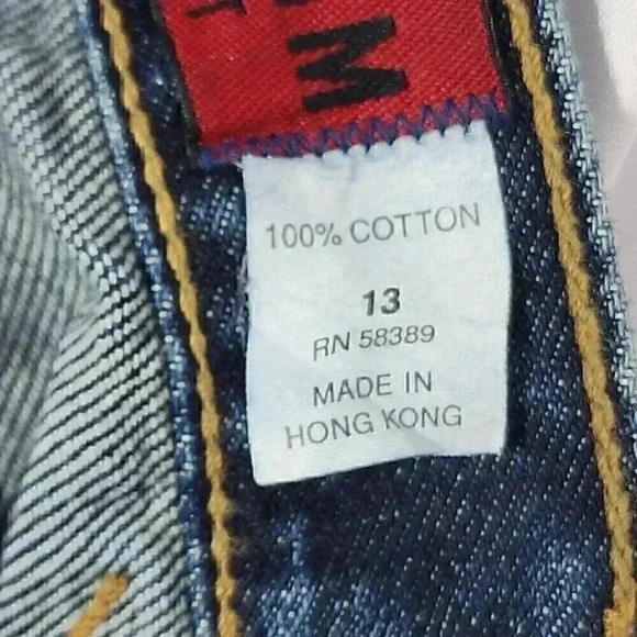 Vintage LAWMAN Western Womens Junior Slim World Class Denim Riding Capris Sz 13 - Picture 9 of 11